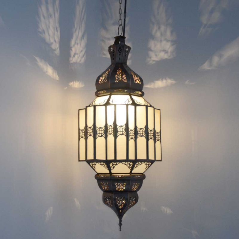 Orientalische Hängeleuchte Marokkanische Lampe Orient Deckenleuchte GHTr/_M H45cm