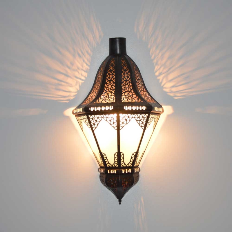 Orientalische marokkanische Wandlampe aus Glas 1001 Nacht lamp Wandleuchte bal 1